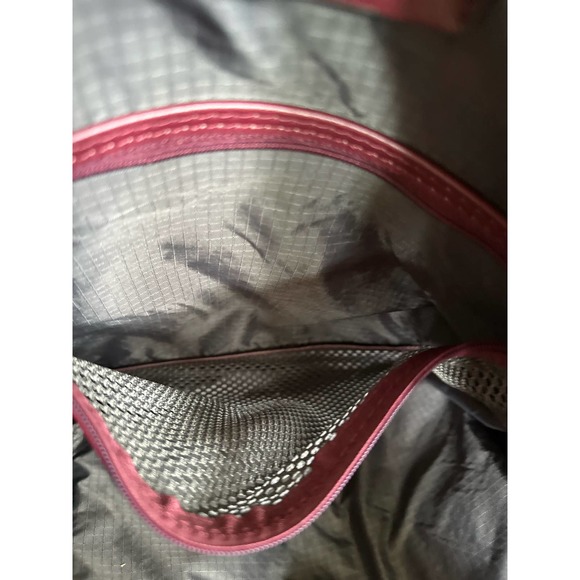 SOL And SELENE Wine Burgundy Nylon Quilted Endurance Tote - Picture 5 of 10